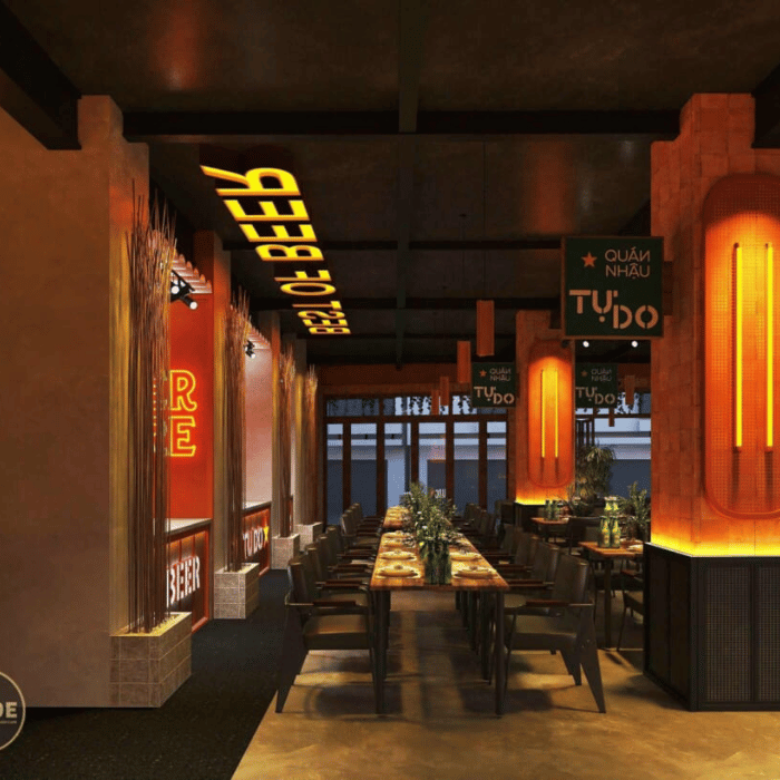 Thiết kế quán nhậu Đà Nẵng