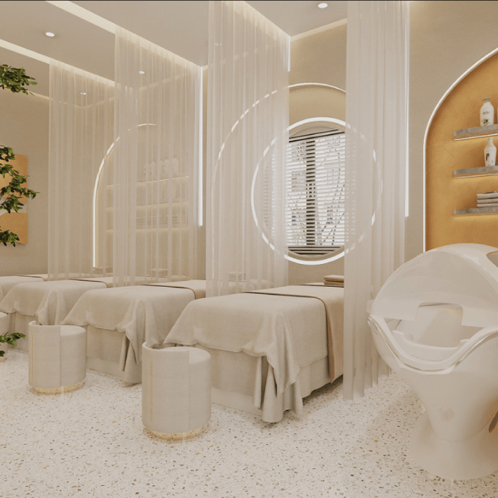 Các căn nhà phố, căn hộ hay mặt bằng nhỏ đều có thể tận dụng để mở spa mini