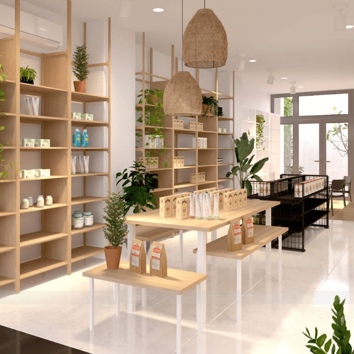 Thiết kế nội thất minimart Đà Nẵng
