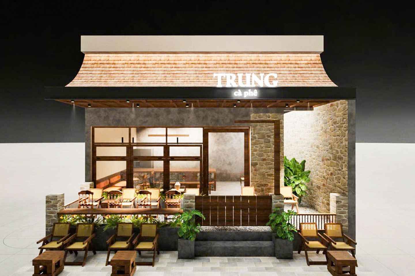 thiết kế quán cà phê
